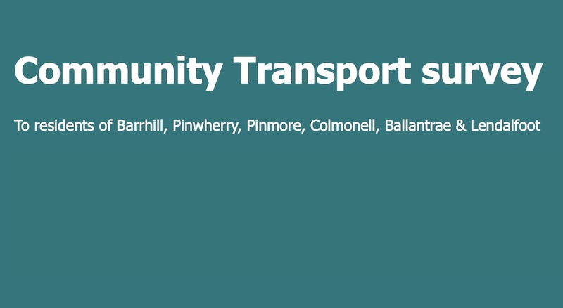 Community Transport survey