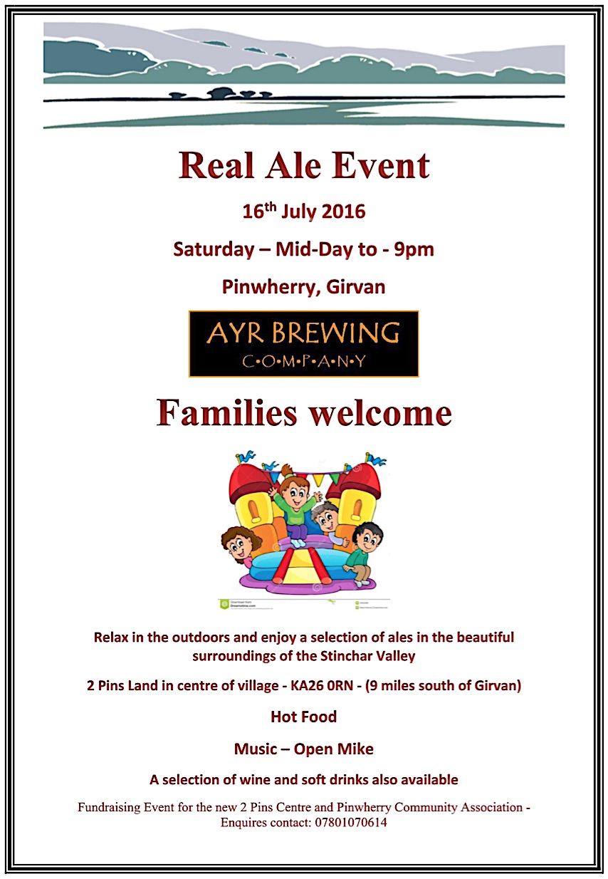Real Ale Event – 16th July
